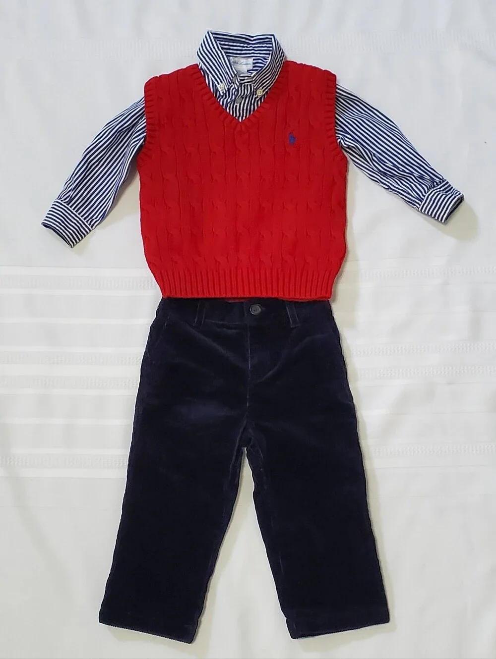 Ralph Lauren Baby Boy 3-Piece Outfit Set